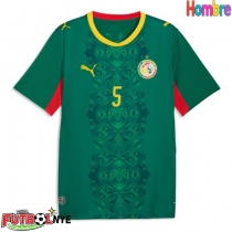 Camiseta Senegal Idrissa Gueye #5 Visitante Equipación Mundial 2026 manga corta